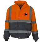 color:hi-vis orange/navy